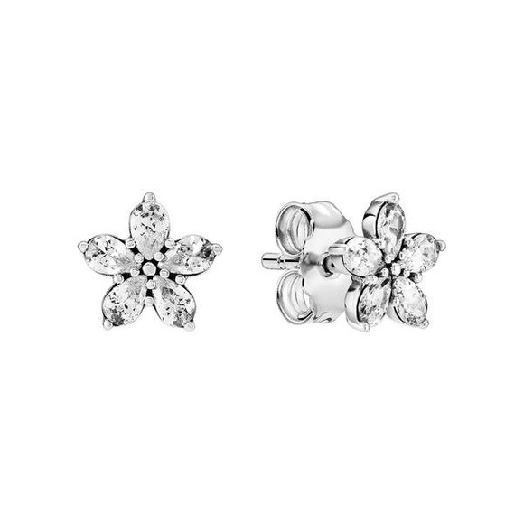 Pandora Sparkling Snowflakes Earring Studs Ohrschmuck Damen