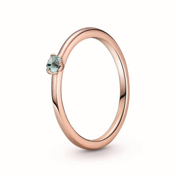 Pandora Stackable Pink Solitaire Ring Damen