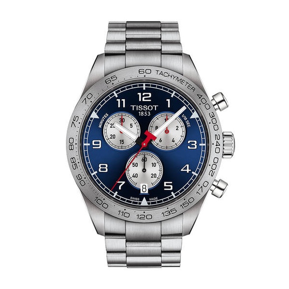 Chronograph Uhr Herren Silber 42mm
