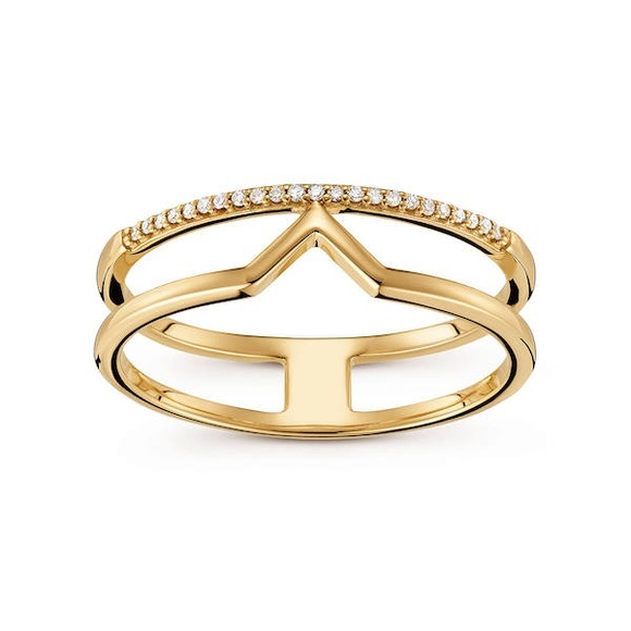Gold Spirit Ring Damen