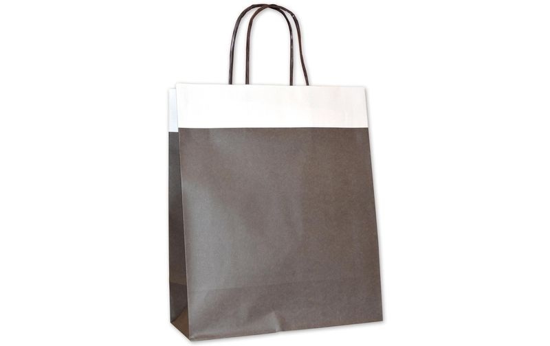 ELCO Tragetasche 220x100x270mm 84300.13 braun/silber 25 Stück