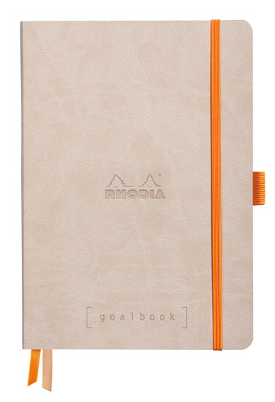 RHODIA Goalbook Notizbuch A5 117574C Softcover beige 240 S.