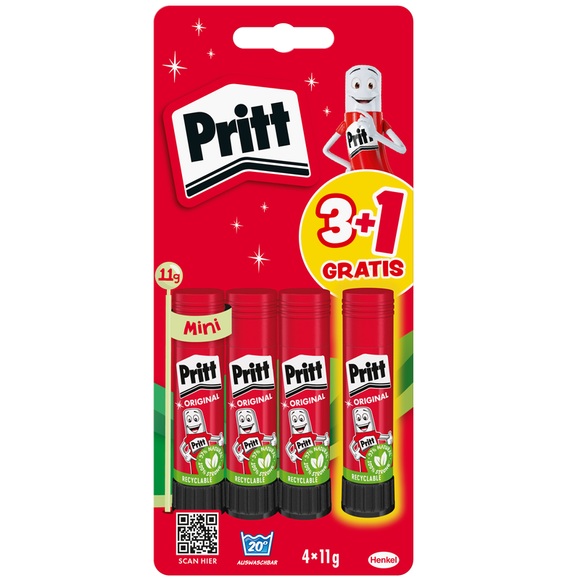 PRITT Klebestift 11g 900322 Paw Patrol Edition 4er Pack