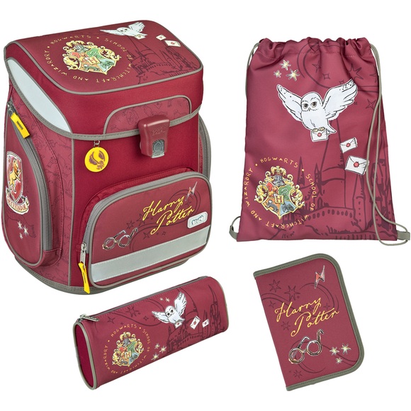 Scooli Schulthek-Set EasyFit, Harry Potter, 5-teilig, HPIB8255
