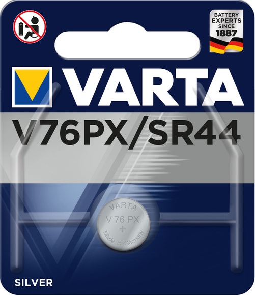 Lithium Batterie V76PX/SR44, 1,55V - 1 Stück