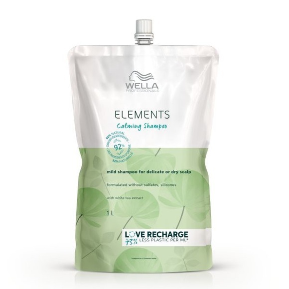 Wella Elements Calming Shampoo 1000 ml - Nachfüllpack