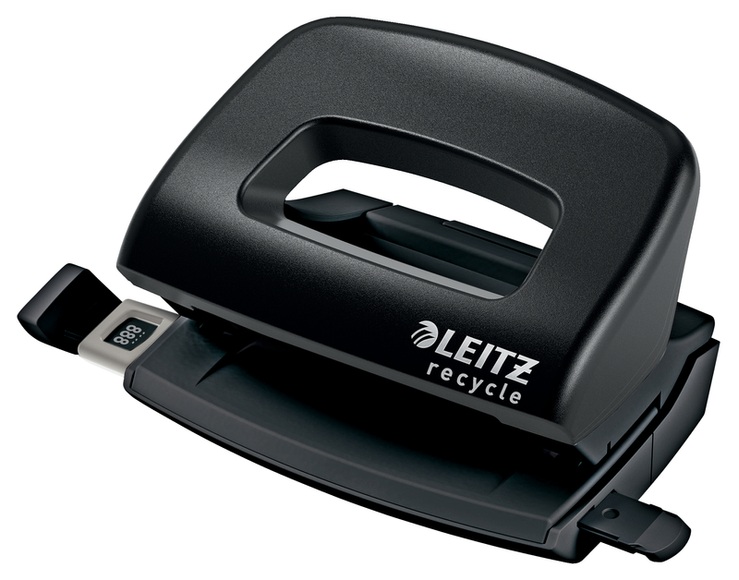 Leitz Locher NeXXt Recycle 10 Seiten, Schwarz