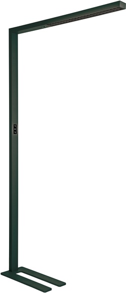 LED-Stehlampe Maul MAULsirius colour vario sensor, 80 W, 8750 lm, 3000-5500 K, direktes/indirektes Licht, stufenlos dimmbar, Aluminium & Stahl, schwarz
