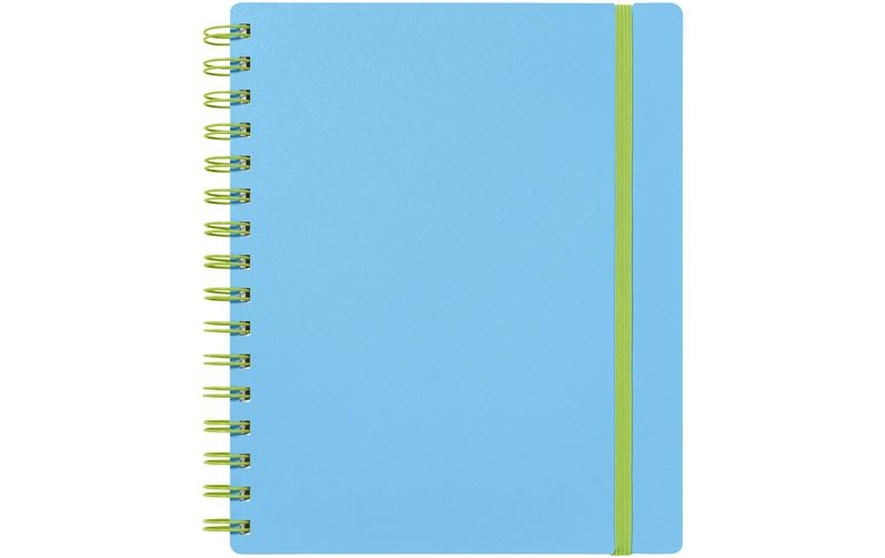 KOLMA Notizbuch PP recycled A5 06.540.20 blau/grün, dotted 7mm 100 Bl.