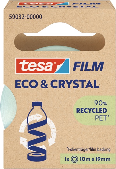 tesa ECO & CRYSTAL 59032-00000-00 tesafilm tesafilm® Eco & Crystal Transparent (L x B) 10 m x 19 mm 1 St.