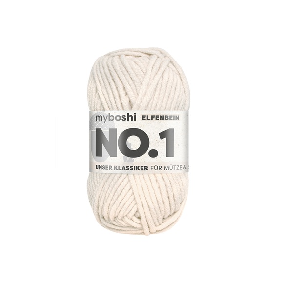 myboshi Wolle Nr.1 col.192 elfenbein 50 g, 55 m, 70 % PAN, 30 % WO
