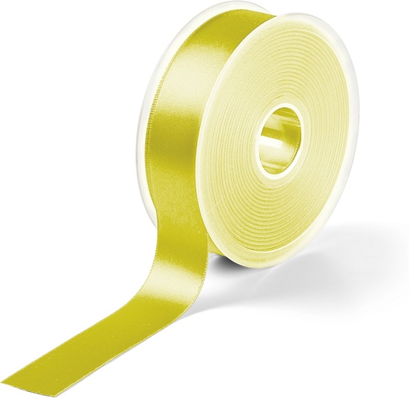 Prym Satinband, beidseitig glänzend, helloliv 6 mm, Coupon 4 m, 100 % PES