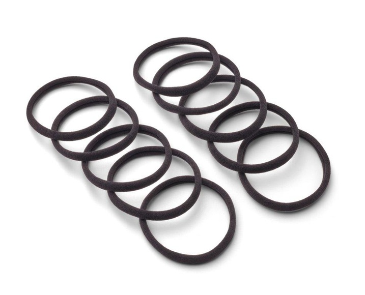 Trisa Haargummis nahtlos dünn 4.5cm schwarz 10 Stk.