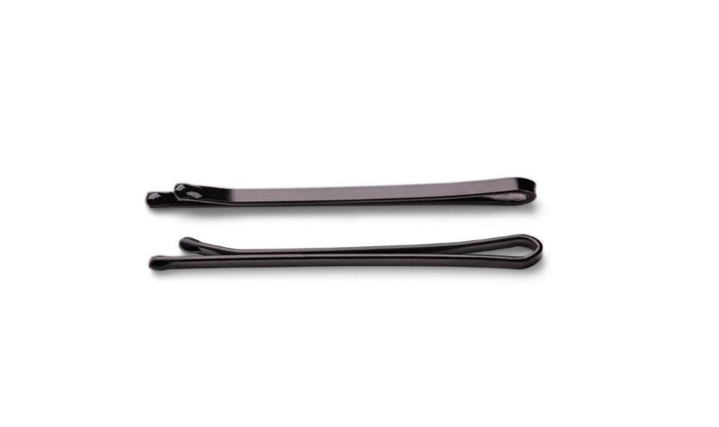 Trisa Haarklemmen glatt lackiert 55mm schwarz 250 Stk.