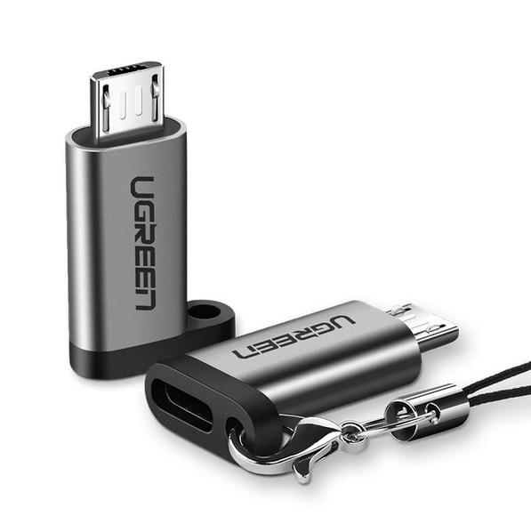 Ugreen Micro USB zu USB-C Adapter - Grau