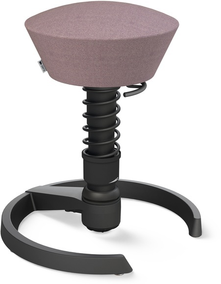 AERIS Sitzhocker Swopper 101STBKBKCP3 schwarz/violett, mit Gleiter