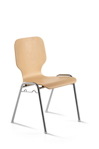 MAYER Besucherstuhl Wood 21150191 stapelbar