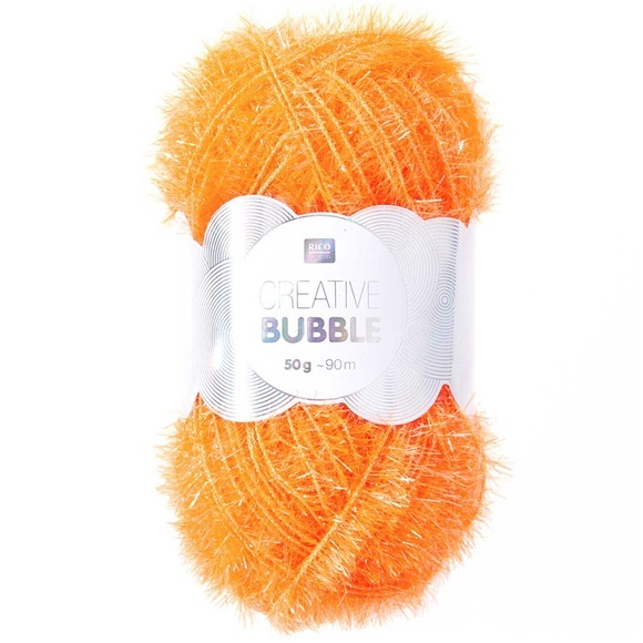 Rico Creative Bubble neon apricot 50 g, 90 m, 100 % PES