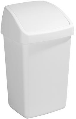 Abfallbehälter Swing 25l weiss