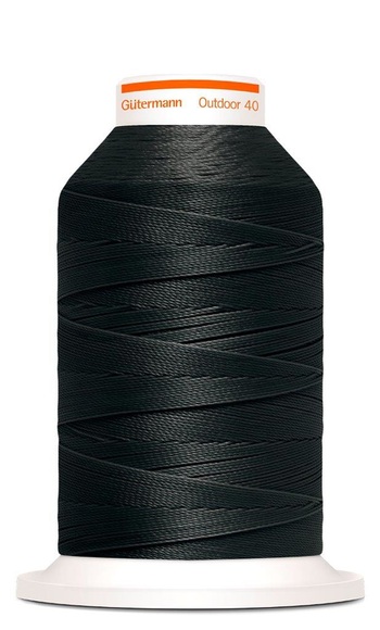 Gütermann Nähfaden Outdoor 40, schwarz, Spule 400 m, Nr. 40, 100 % PES