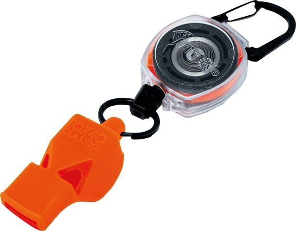 KEY-BAK Schlüsselanhänger WHISTLE SAFE Orange