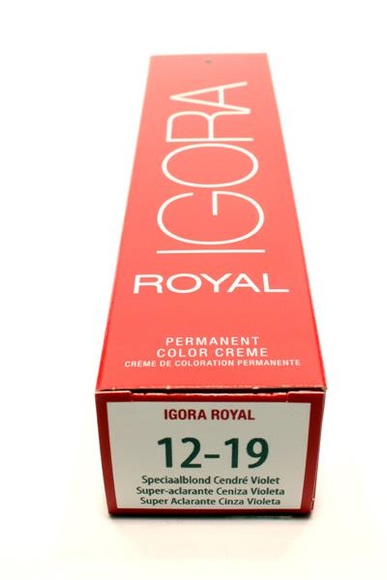 Schwarzkopf Professional Igora Royal Permanent Color Creme 12-19 Spezialblond CendrĂ© Violett