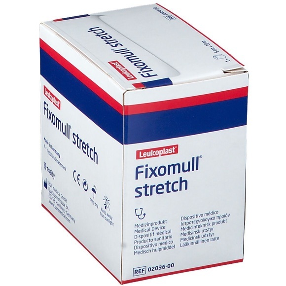 BSN MEDICAL Fixomull® stretch hautfreundliches Klebevlies 5 cm x 10 m