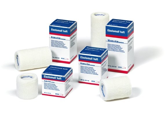 BSN Elastomull® haft 4 x 4 m 10 Stk weiss