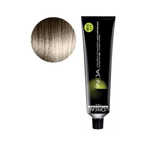 L'Oréal Professionnel INOA 7.18 Mittelblond Asch Mokka  60ml