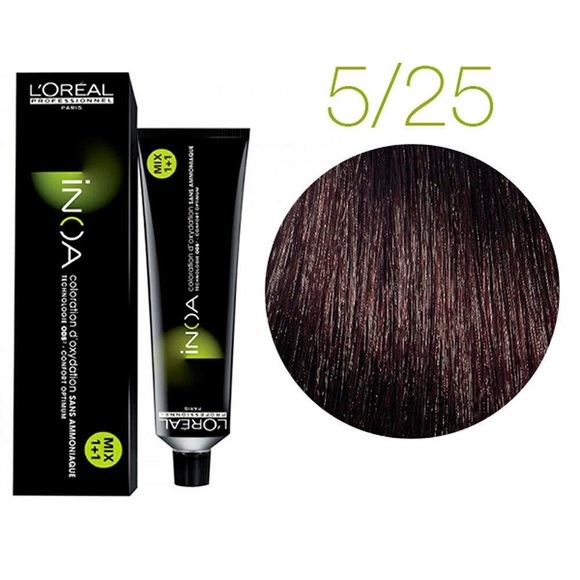L'Oréal Professionnel INOA 5.25 High Resist Hellbraun Irisé Mahagoni 60ml