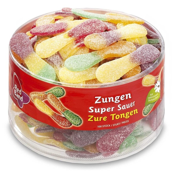 Haribo Red Band Saure Zungen 6 Boxen à 100 Stk./6900 gr