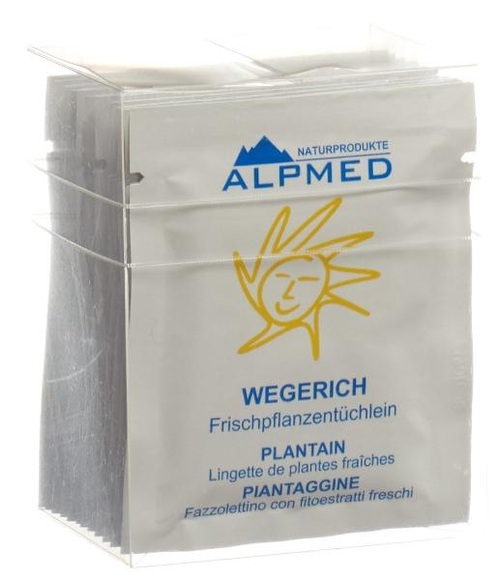 Alpmed Frischpflanzentüchlein Wegerich (13 Stück)