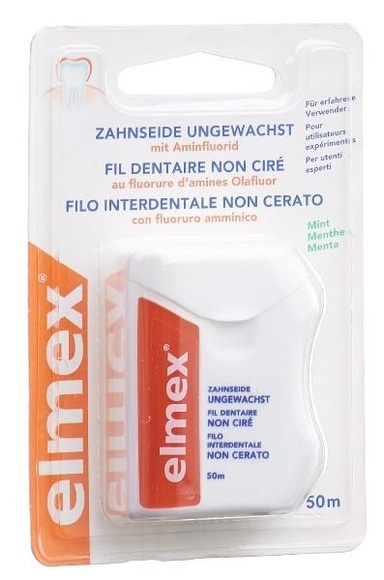 CP GABA GmbH elmex® Zahnseide ungewachst mit Aminfluorid