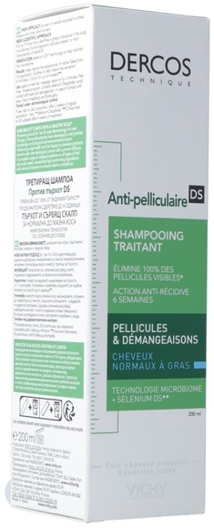 VICHY Anti-schuppen Shampoo Für Fettige Haare Damen 200ml