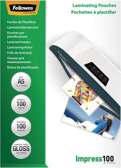 Fellowes A5 Laminierfolie - 100 Mikron