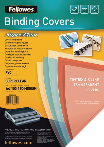Fellowes Deckblatt Transparent