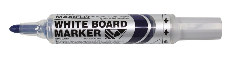 Pentel MWL5MC marker 10 pc(s) Blue Bullet tip