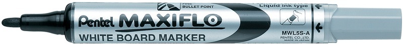 Pentel Maxiflo Rundspitze Schwarz Marker 1 Stück