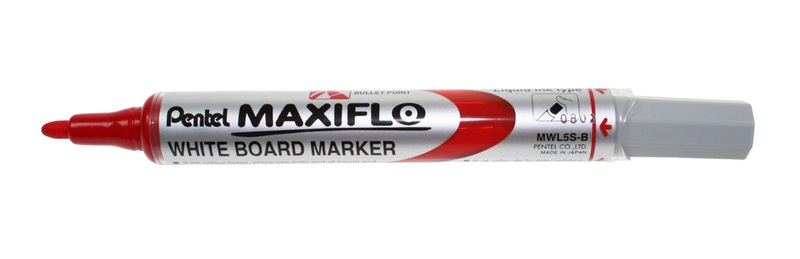 Pentel MWL5S-B marker 12 pc(s) Red Bullet tip