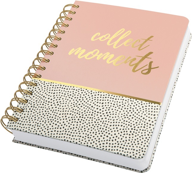 Jolie Notizbuch Sweet Dots A5, Dot, Weiss