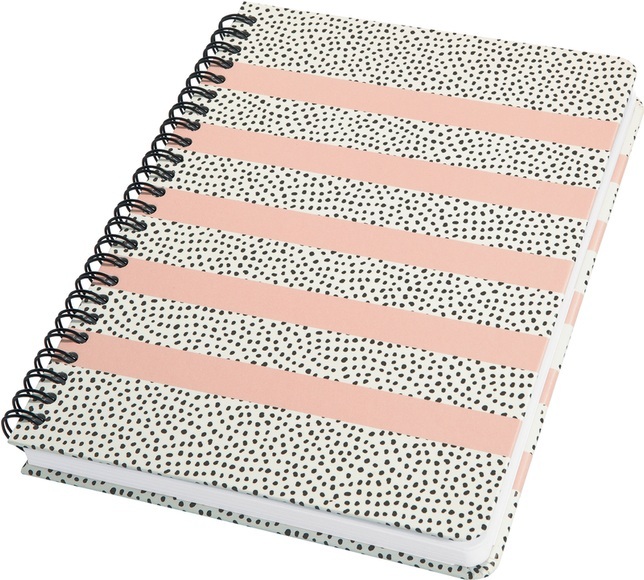 Jolie Notizbuch Sweet Dots A5, Dot, Schwarz