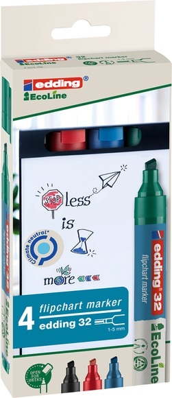 Edding EcoLine 24 Marker 10 Stück(e) Gelb
