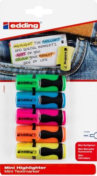 EDDING Leuchtstifte TEXTMARKER MINI