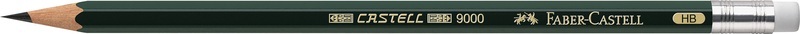 Faber-Castell Bleistift CASTELL® 9000 119200 Bezeichnung der Härte=HB 1 St.