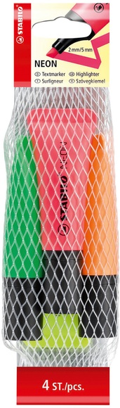 Stabilo Stabilo Neon Textmarker Set