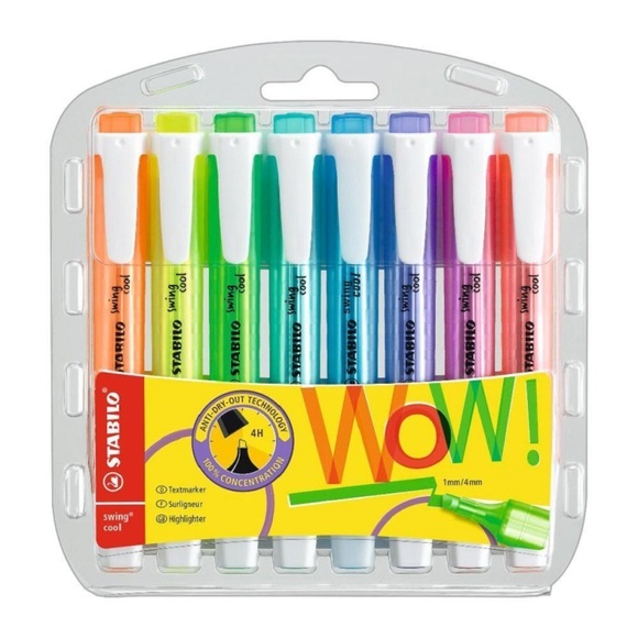 STABILO® Textmarker SWING COOL mit 8 Farben