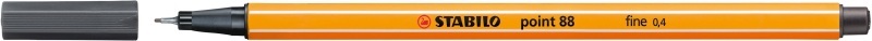 STABILO Fineliner Point 88 88/97 schwarzgrau