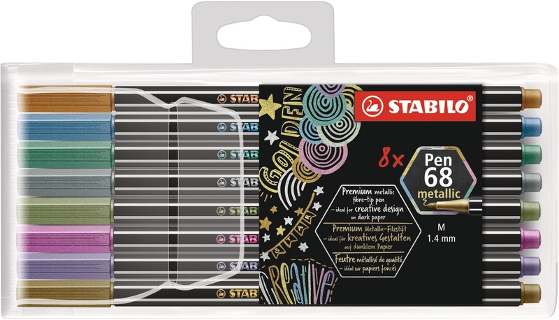 STABILO Filzstifte Pen 68 Metallic 8