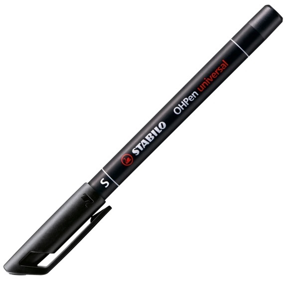 Stabilo Folienstift 841 OHPen universal S permanent Schwarz 841-46
