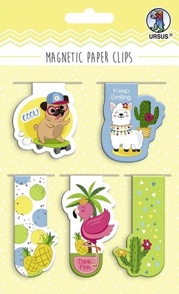 URSUS Haftmagnet Paper Clips Funky